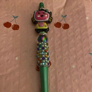 Christmas cat beaded pens quantity 2